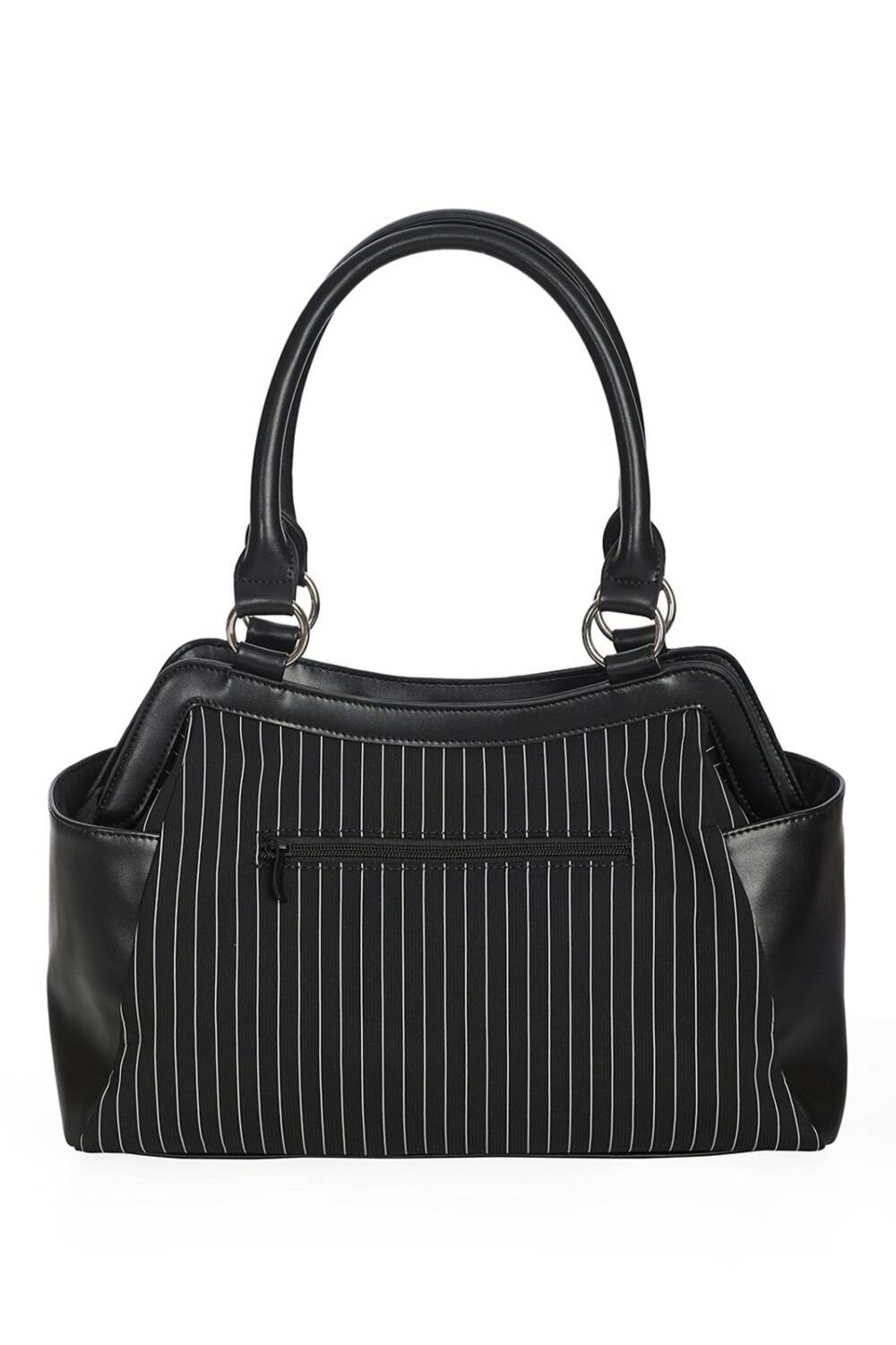 Banned handbag Black Core Pinstripe - Image 3