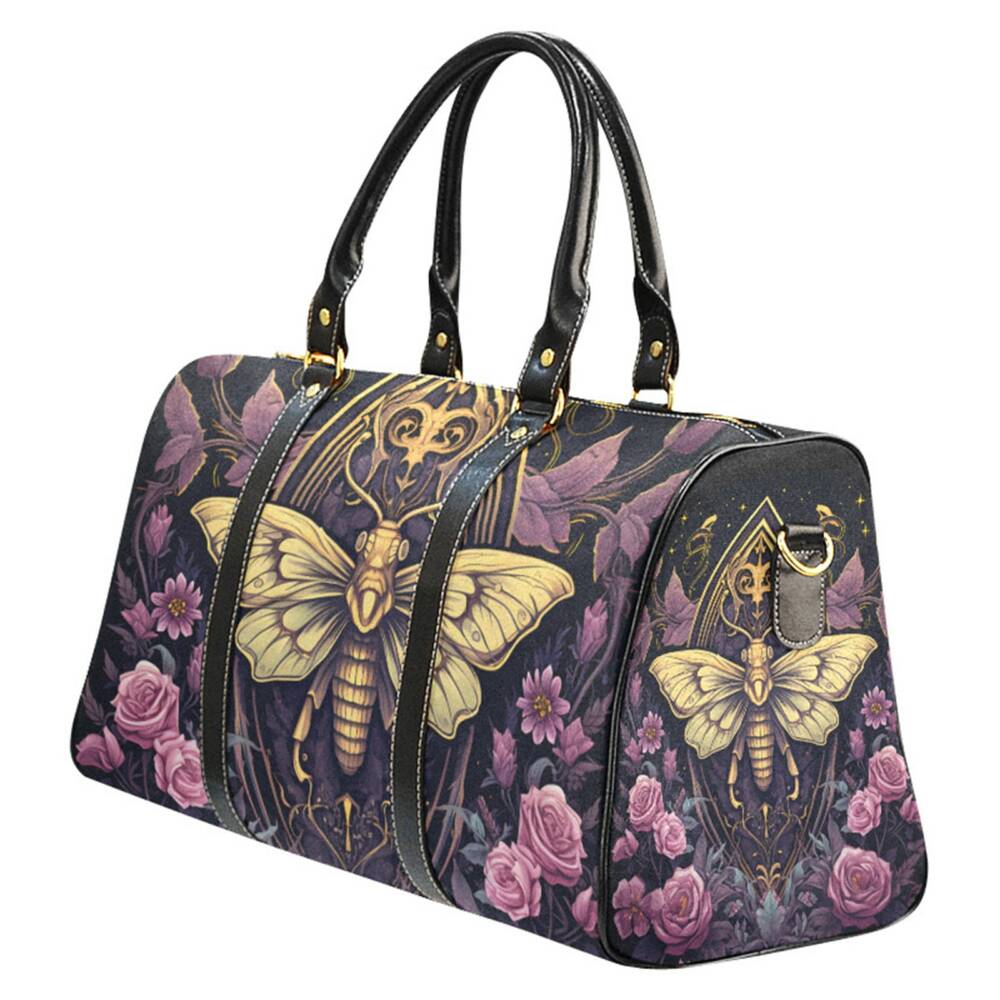 Barmetal travel bag Butterfly Gold