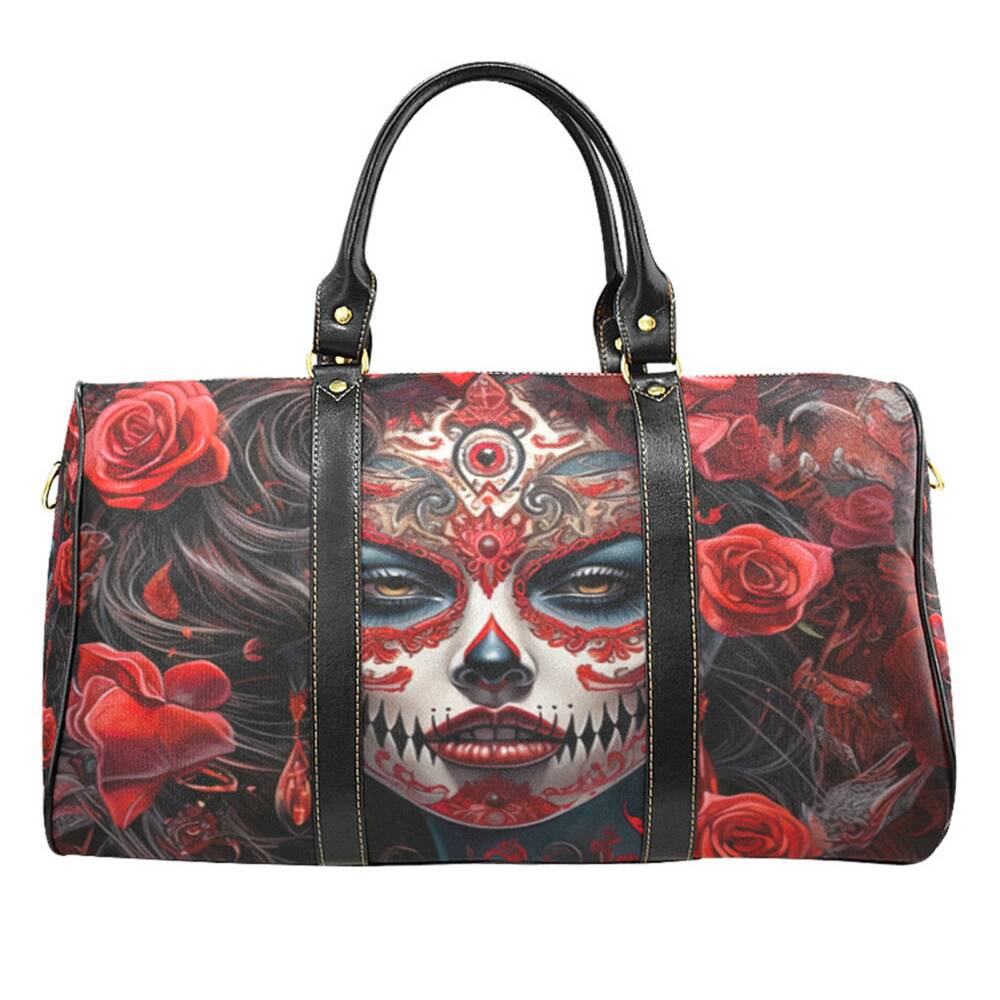 Barmetal travel bag La Catrina Roses
