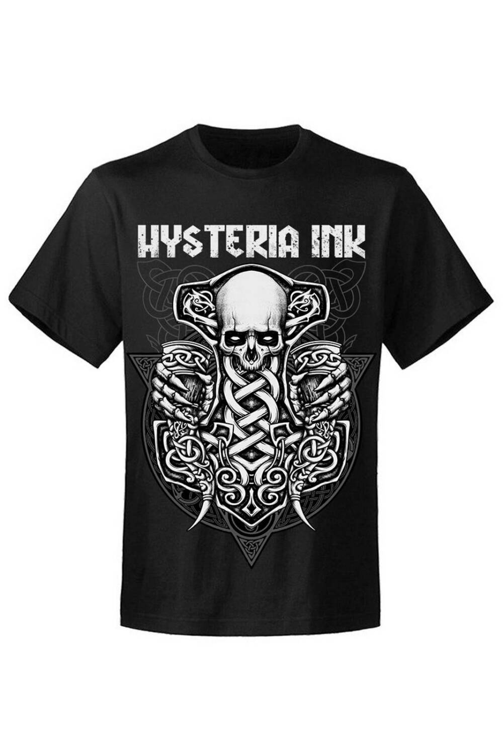 Hysteria Ink T-Shirt Mjolnir Skull