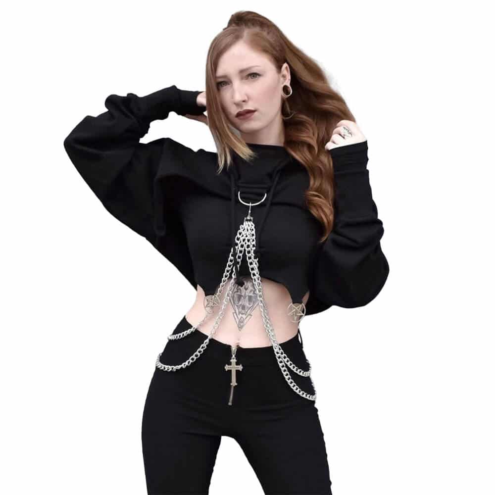 Moonattic Crop Top Chains