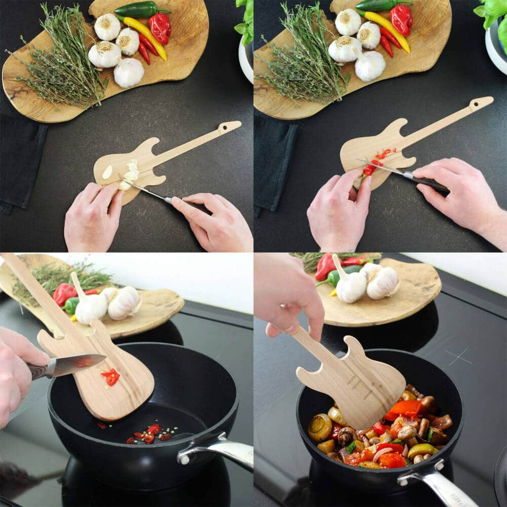 Winkee Rocks spatula and cutting board Guitar - Image 2