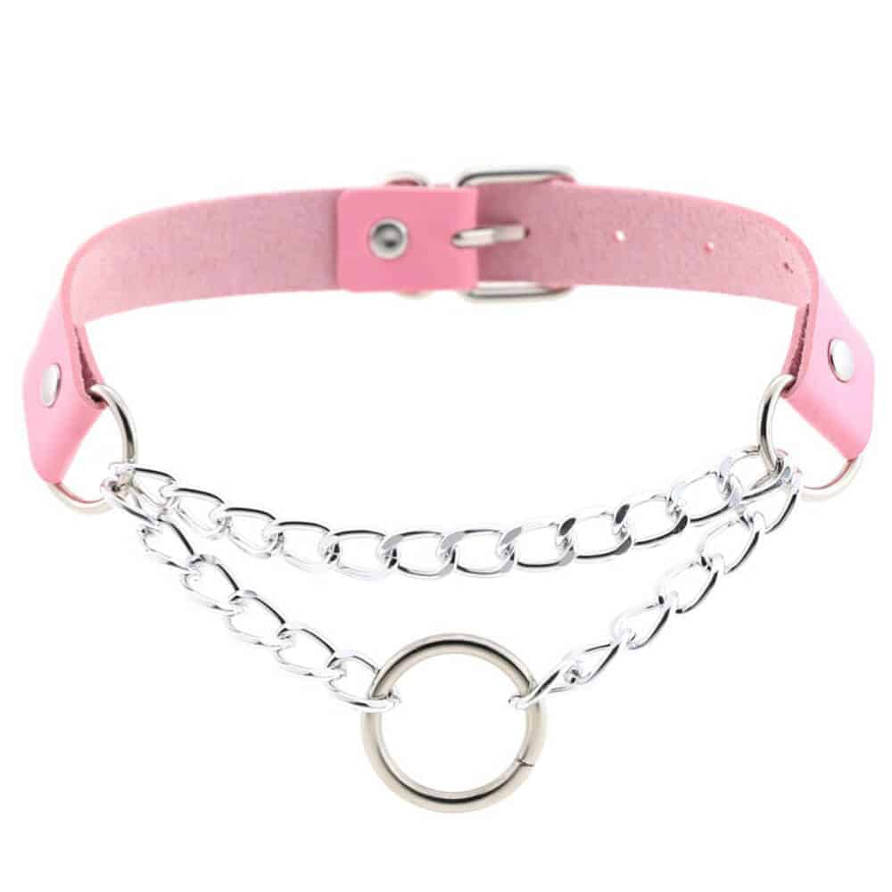 Moonattic Choker Ring of Steel