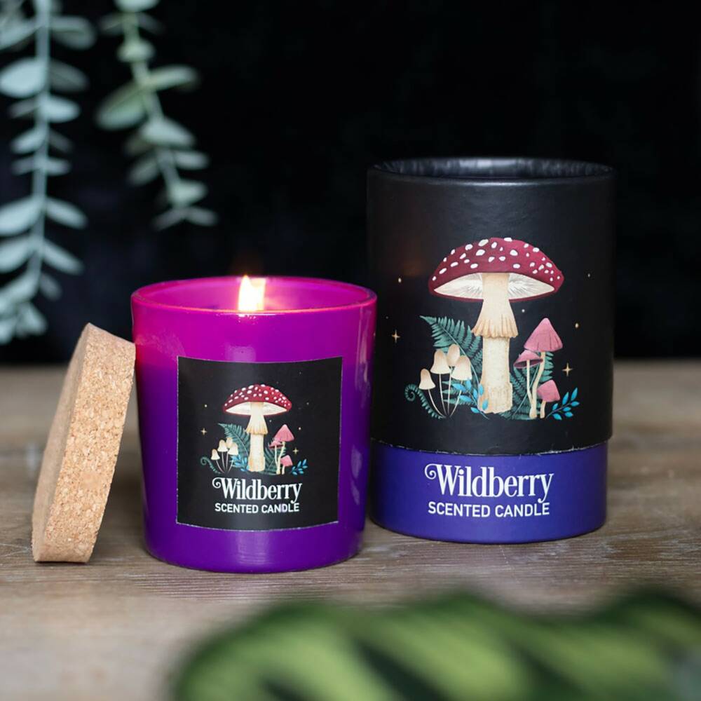 Spirit of Equinox Candle Forest Mushroom Wildberry - Image 6