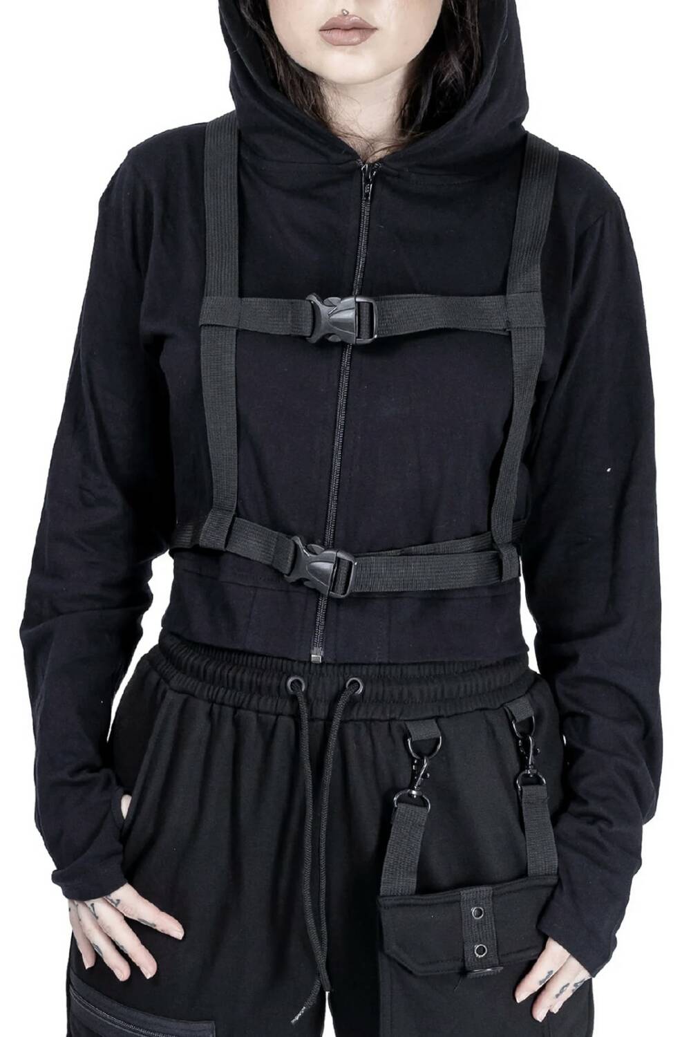Chemical Black Zip-Hoody Lexis