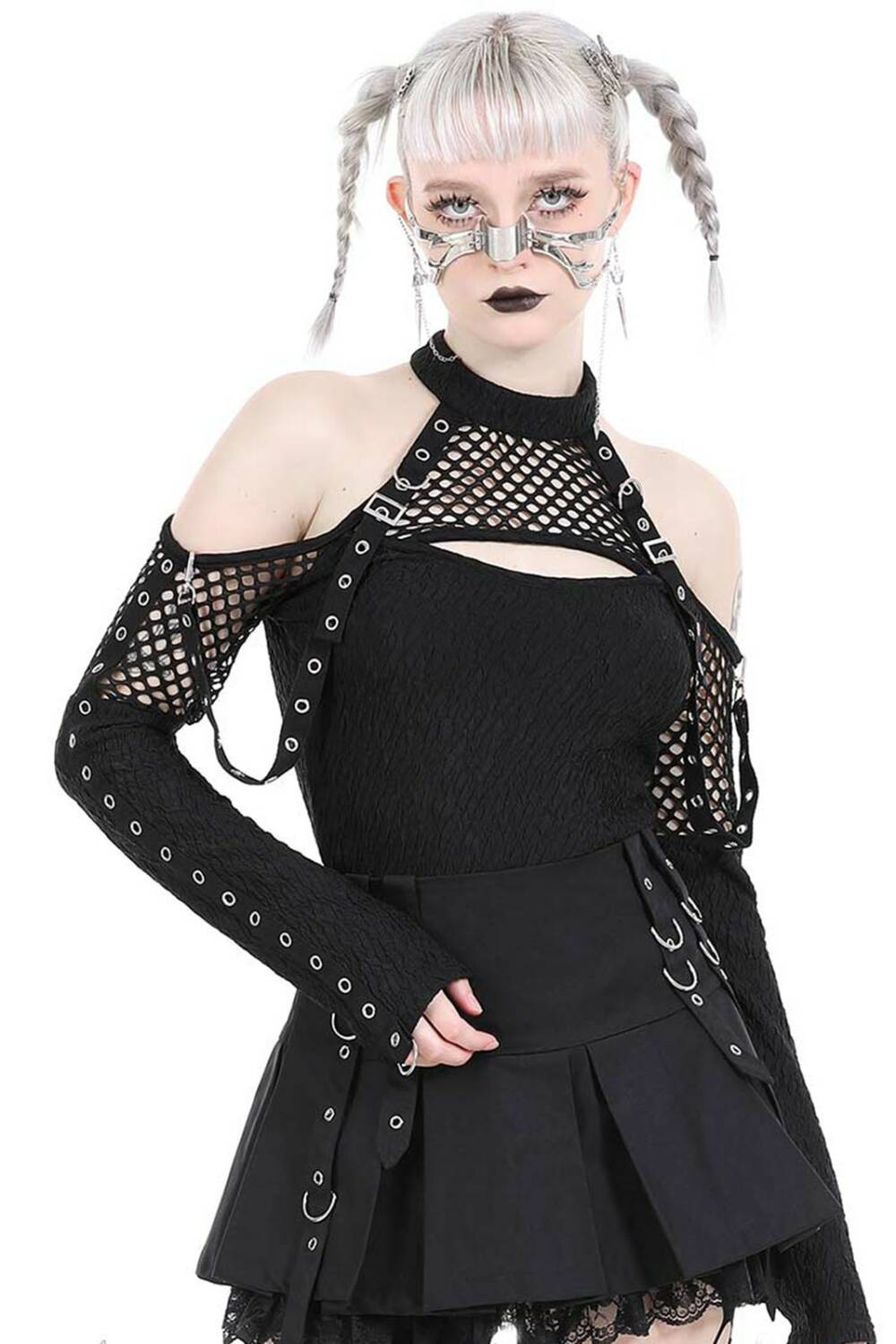 Dark in Love Top Rave Rebel - Image 3