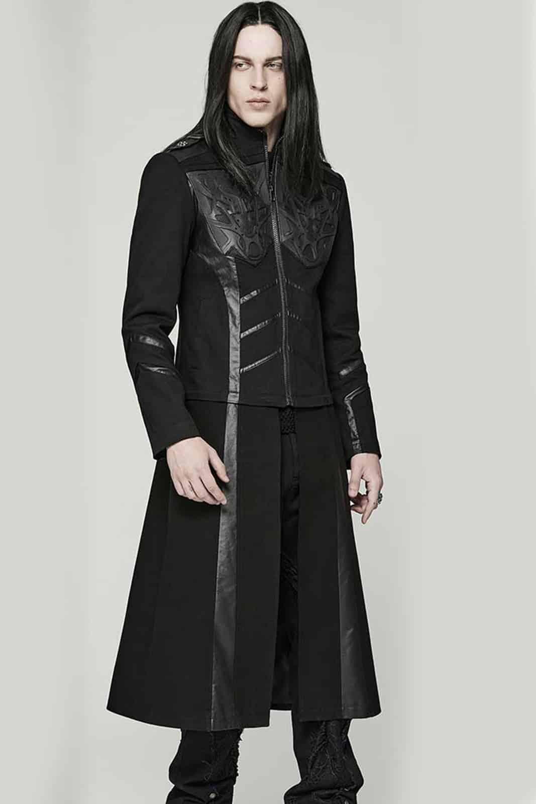 Punk rave trench coat deals