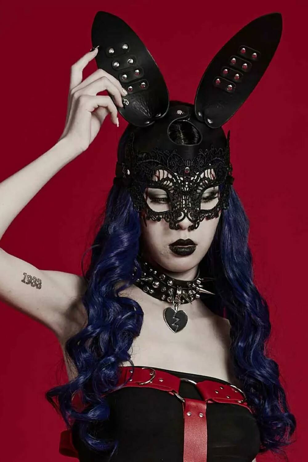 Punk Rave Mask Hell Bunny - Image 2