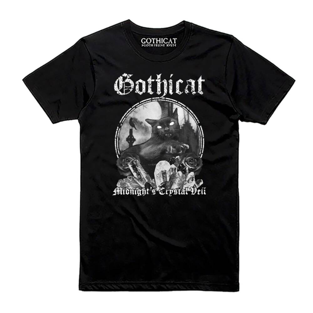 Gothicat T-Shirt Midnights Crystal Veil