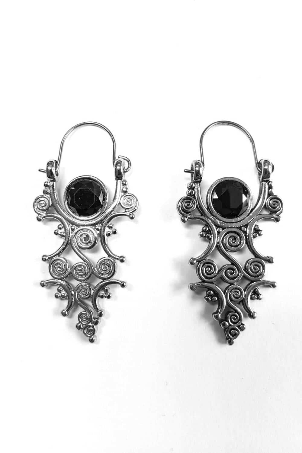 White Dragon earrings Dragontears
