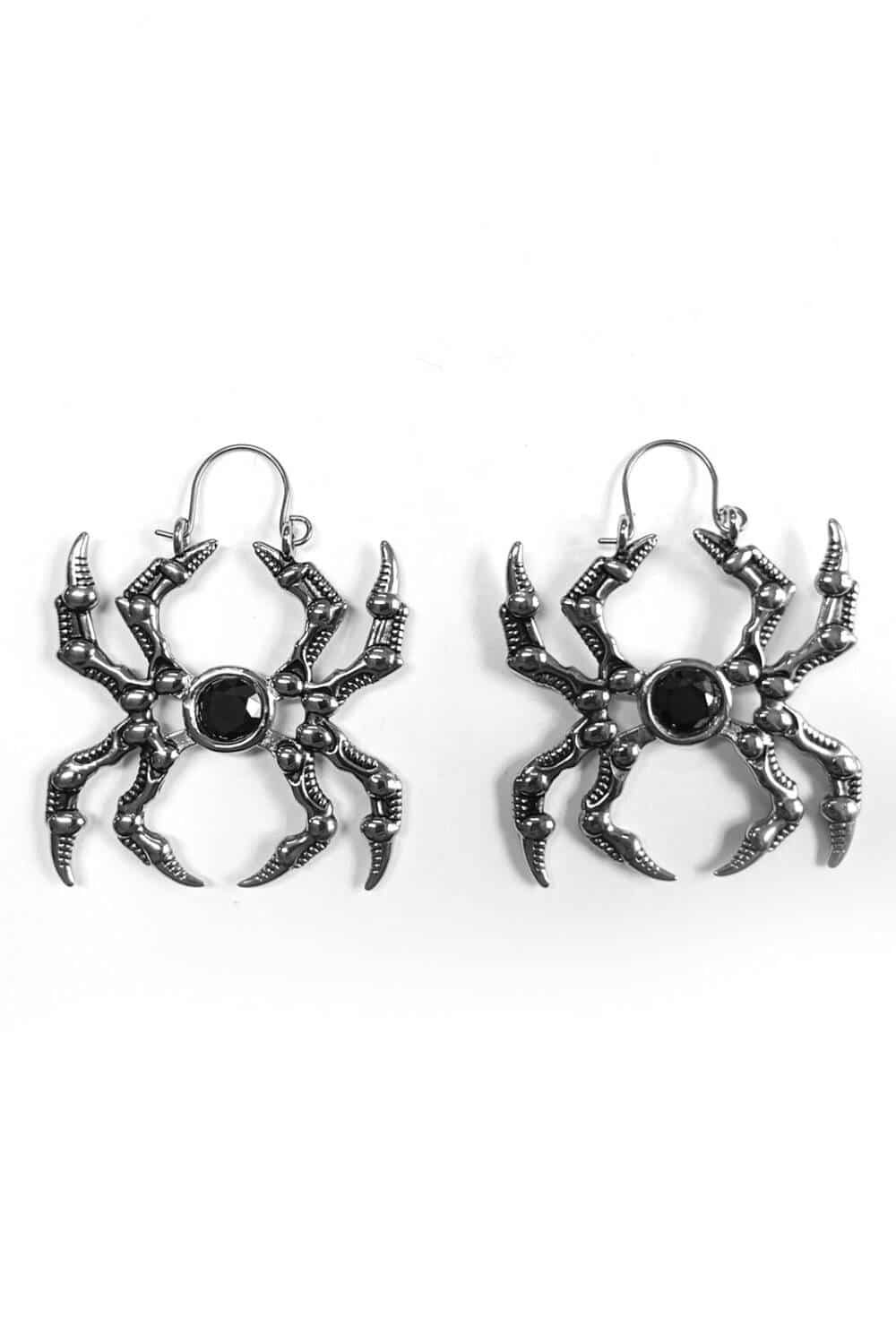 White Dragon earrings Durga