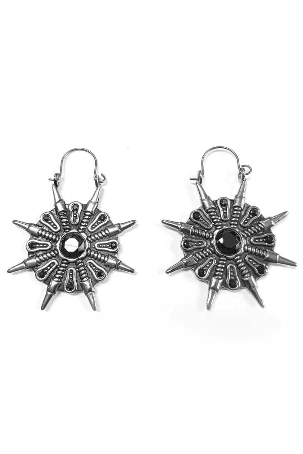 White Dragon earrings Gravity Drive