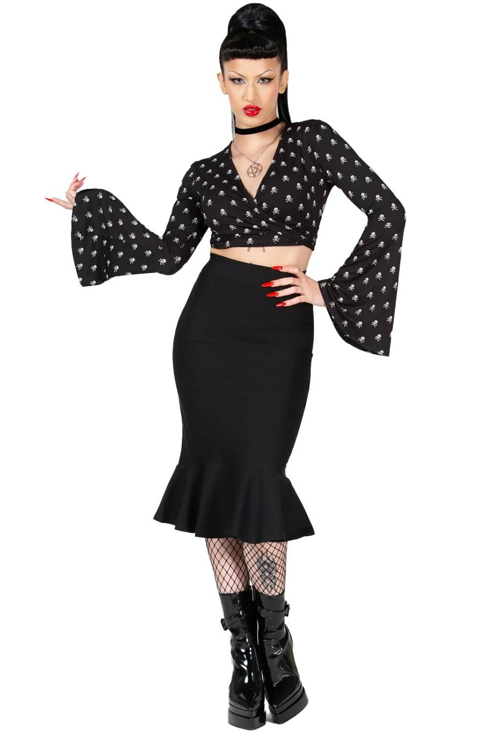 Killstar wrap top Bettys Bash