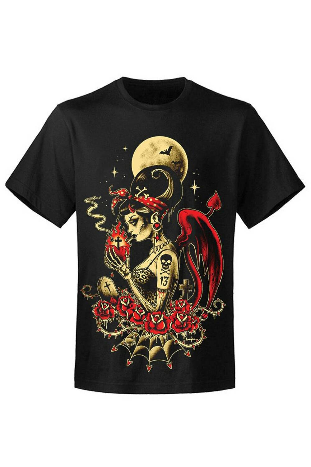 Hysteria Ink T-Shirt Screaming Demons Sacred Hurt