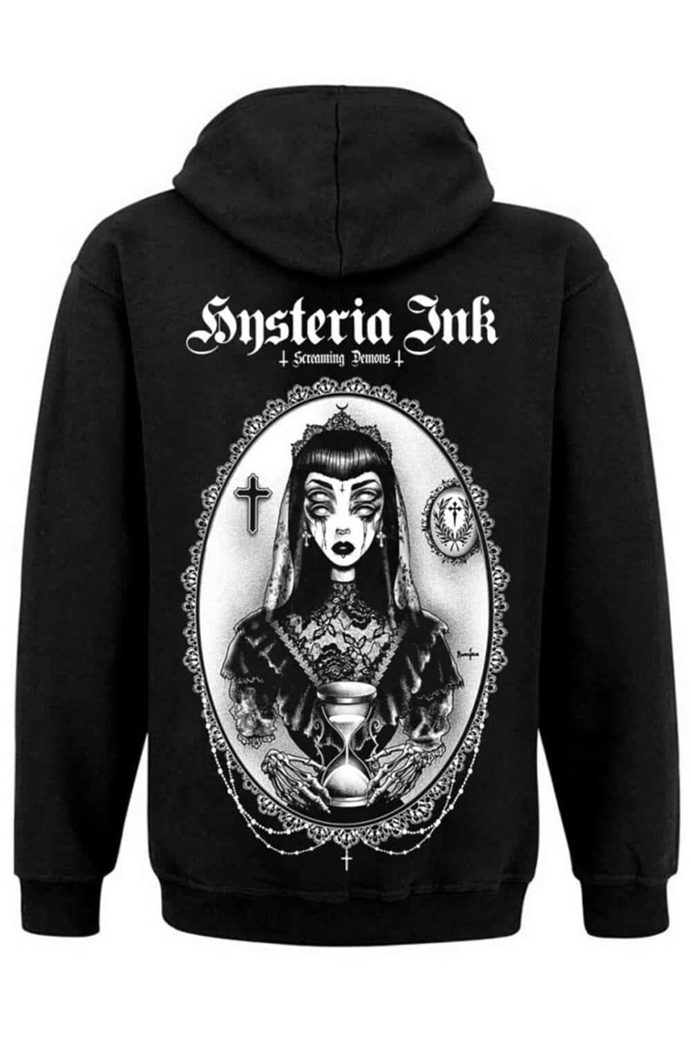 Hysteria Ink Zip-Hoody Screaming Demons Laura Hourglass