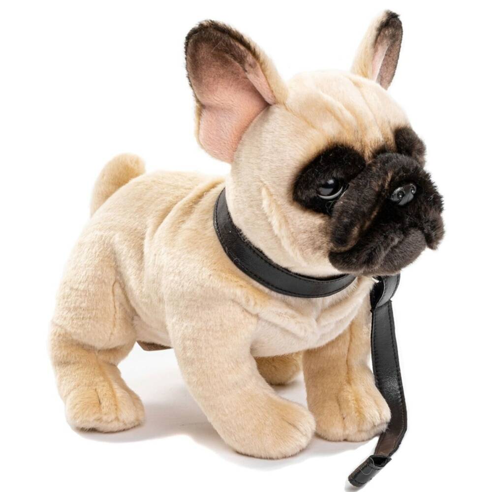 UniToys French Bulldog cuddly toy + lead