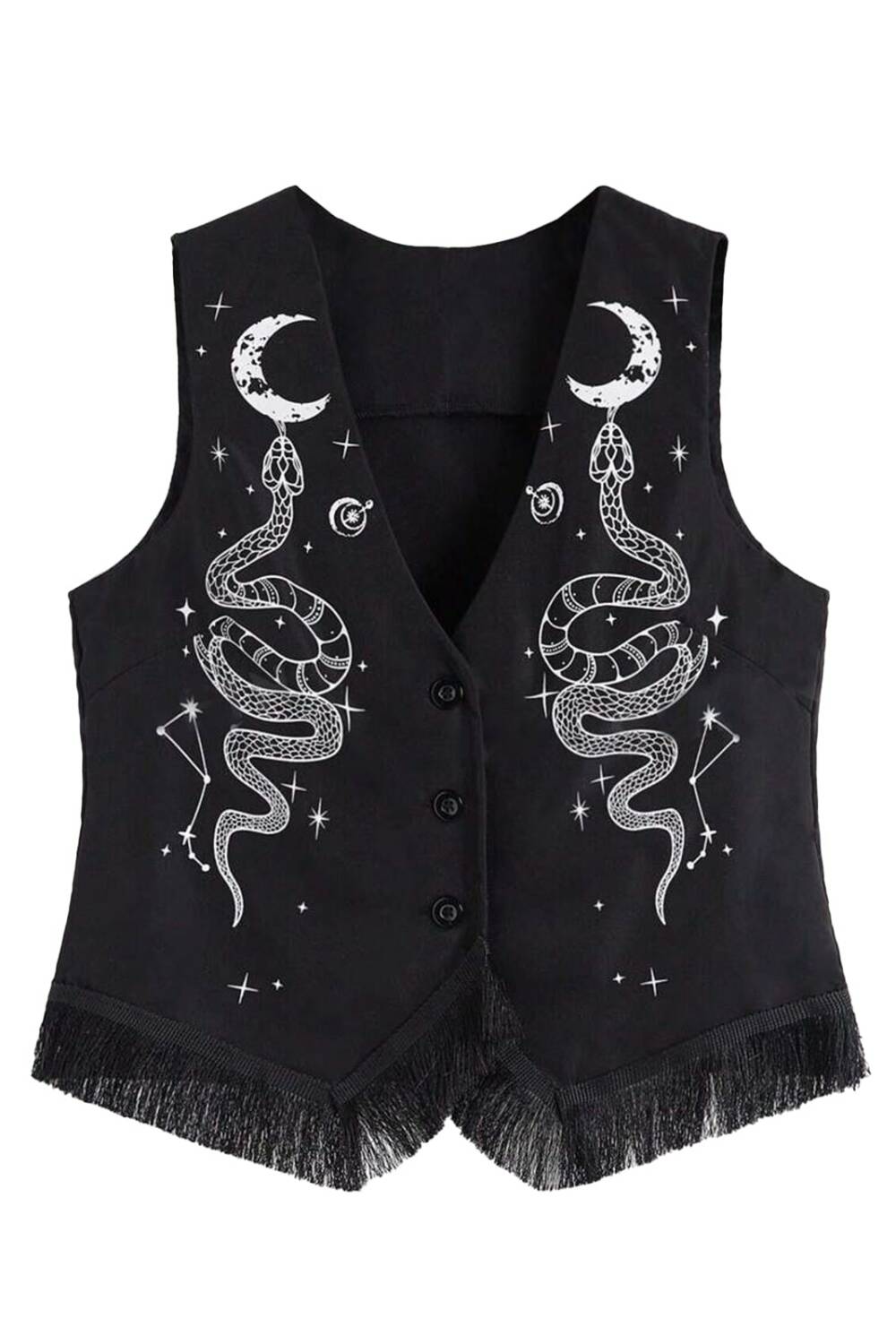 Romwe vest Night of Snakes