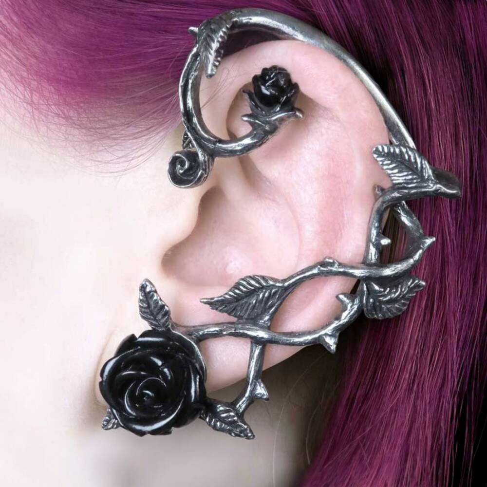 Alchemy earrings Wild Black Rose