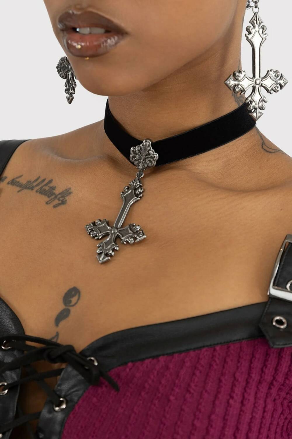 Killstar Choker Crossed Fates - Image 2