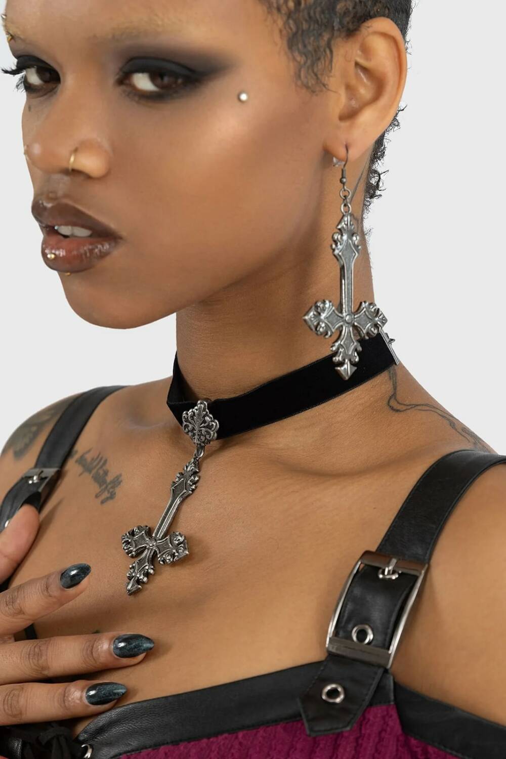 Killstar earrings Crossed Fates - Image 2