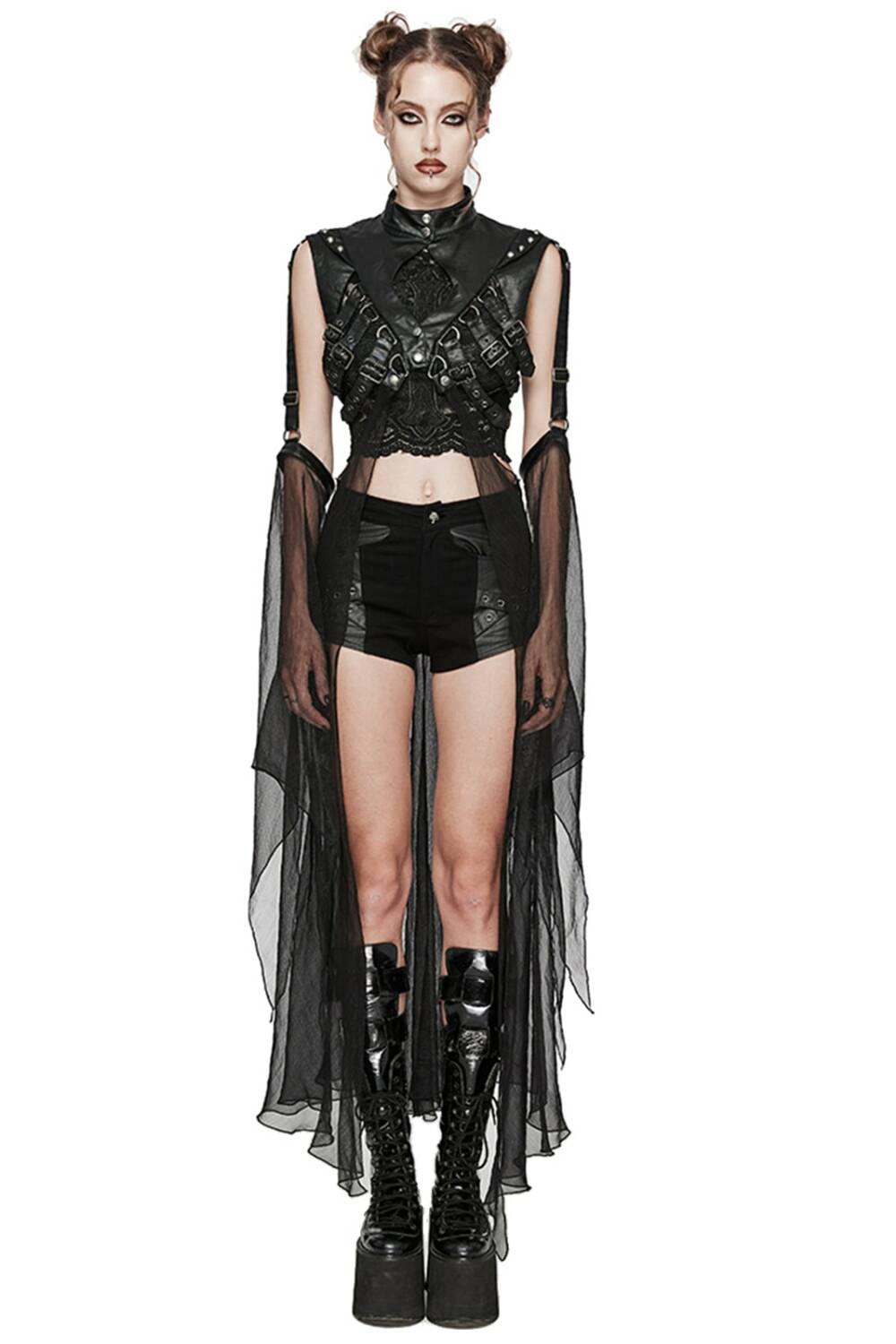 Punk rave cape Shibari