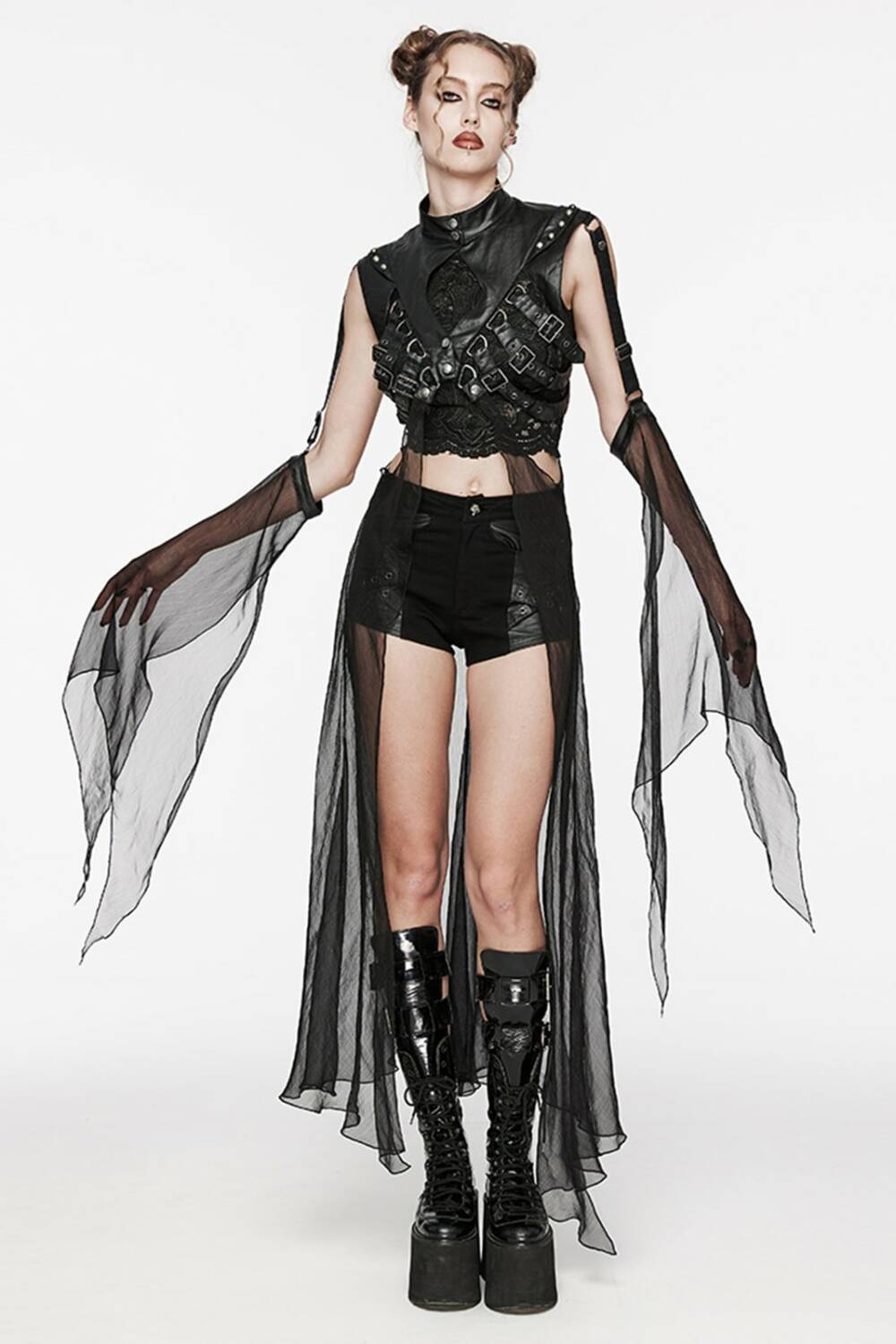 Punk rave cape Shibari - Image 3