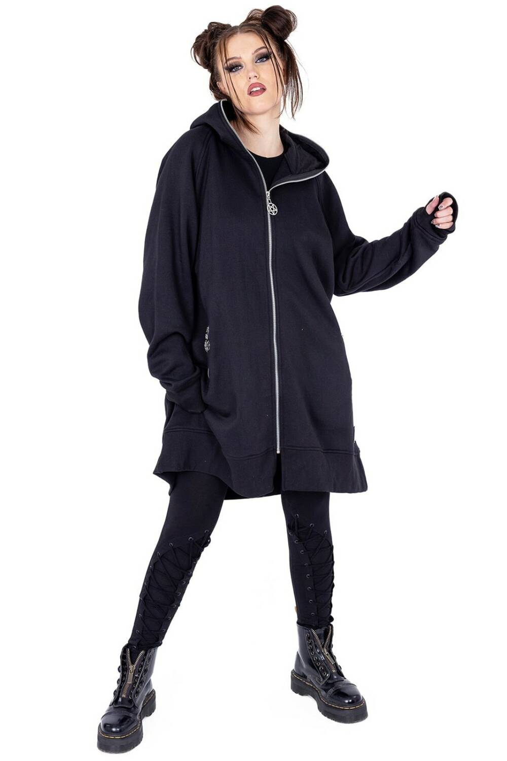 Chemical Black Zip-Hoody Oksana