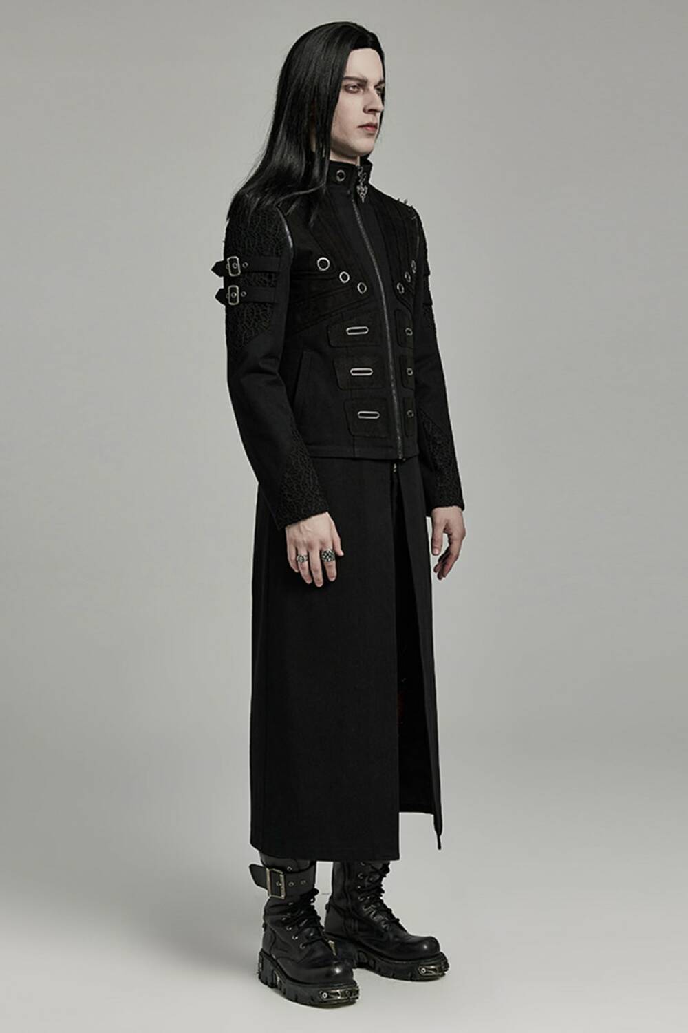 Punk Rave Coat - Vest - Jacket Anacreon Transformer - Image 3