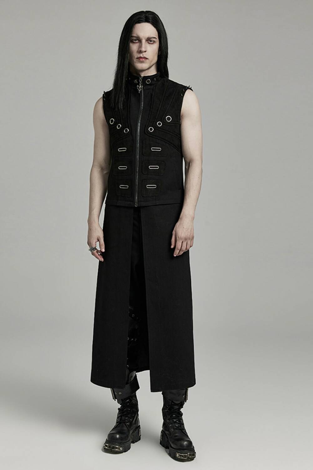 Punk Rave Coat - Vest - Jacket Anacreon Transformer - Image 4