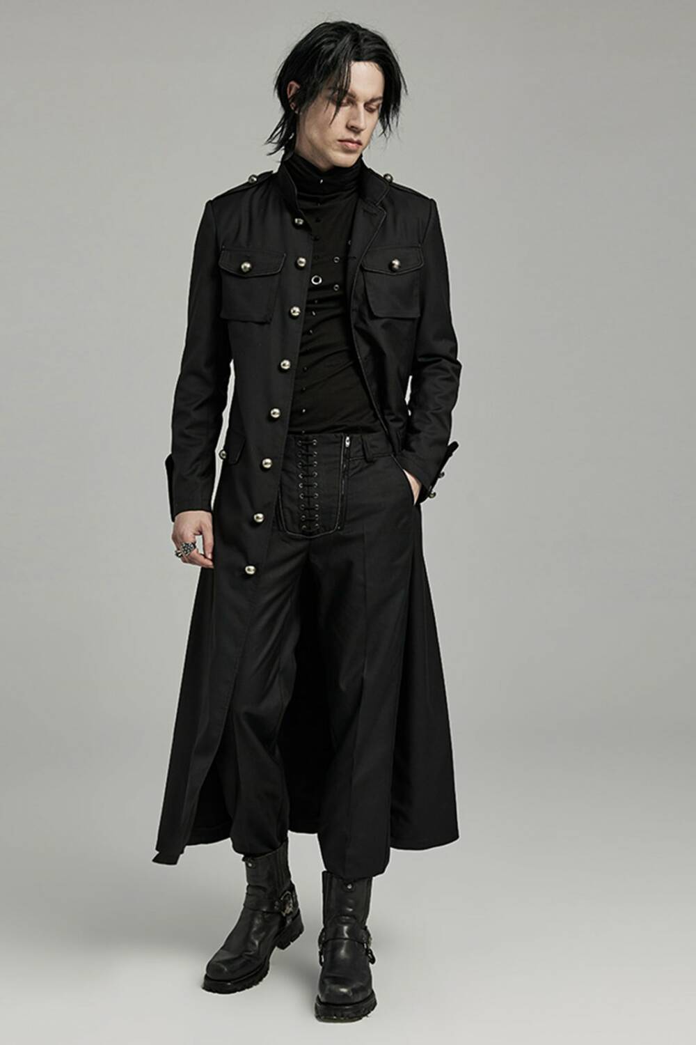 Punk Rave Coat Dark City - Image 4