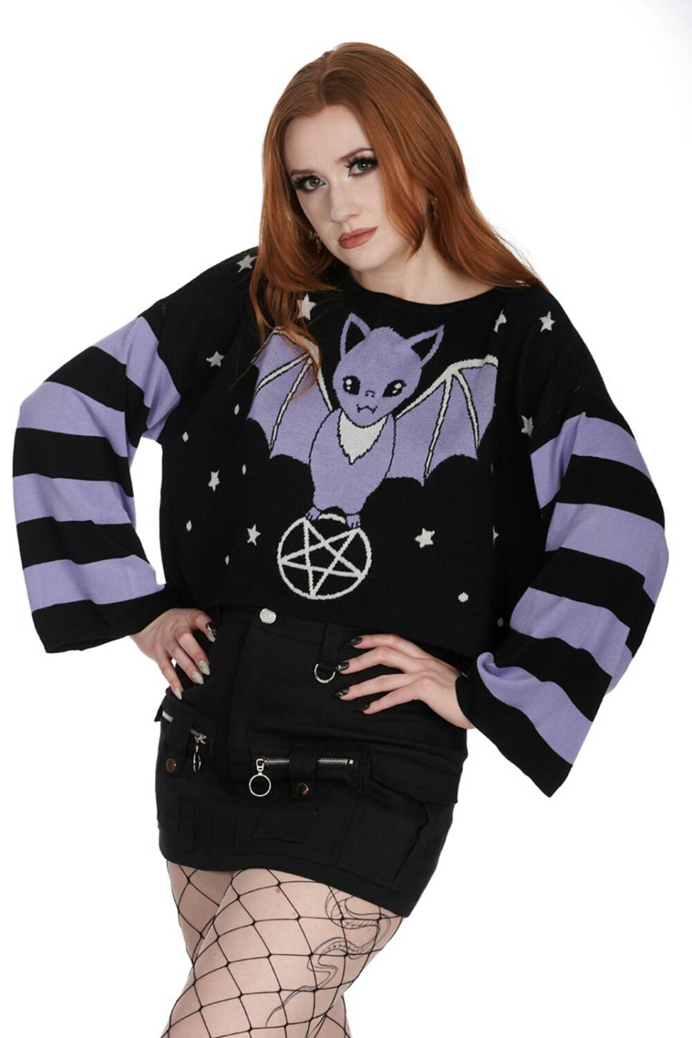 Banned Sweater Purple Kamiko - Image 3