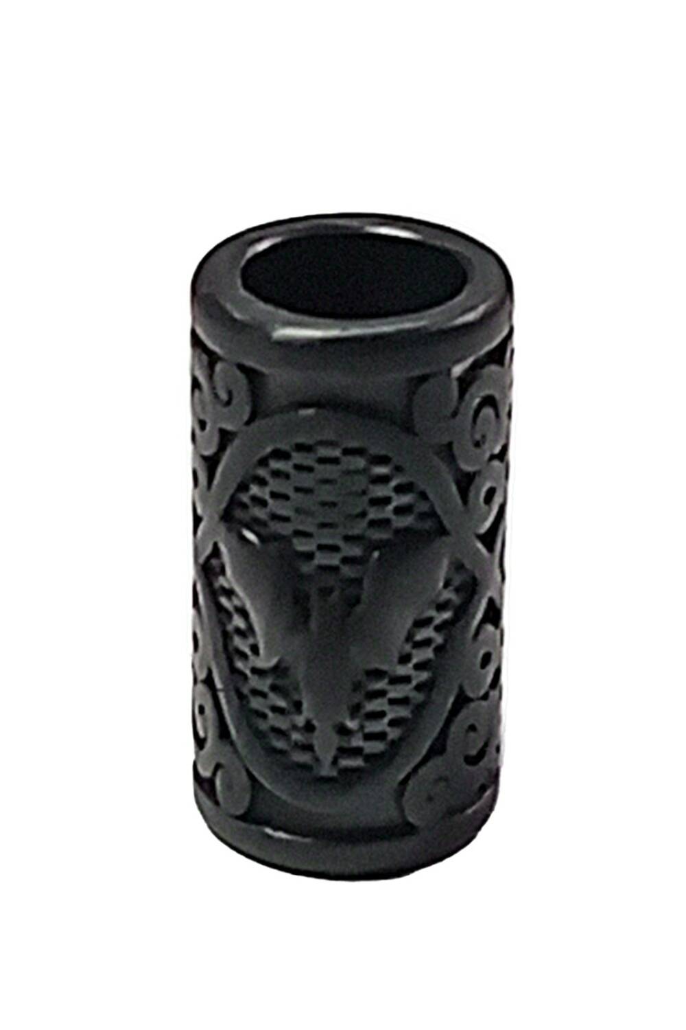 White Dragon beard bead Black Bat