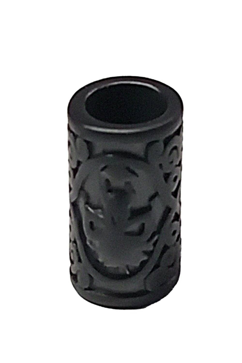 White Dragon beard bead Skull