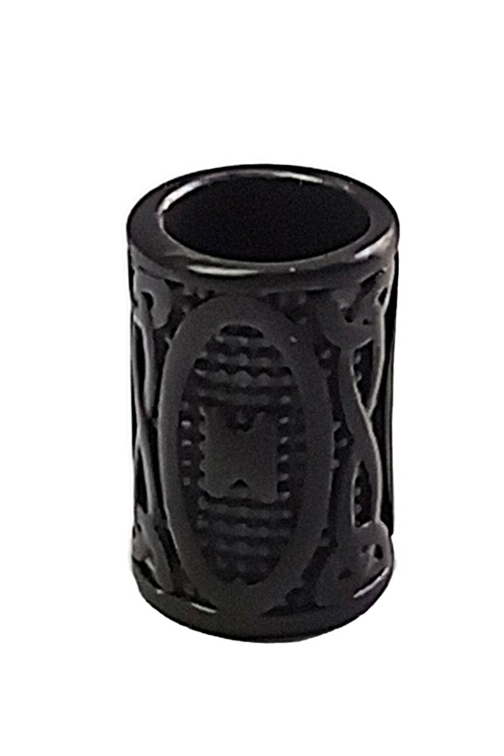White Dragon beard bead Dagaz