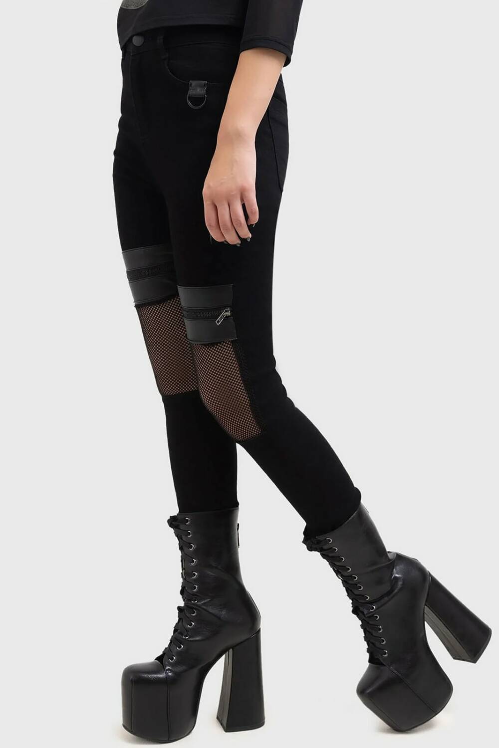 Killstar Kihilist Jeans Onyx Side - Image 2