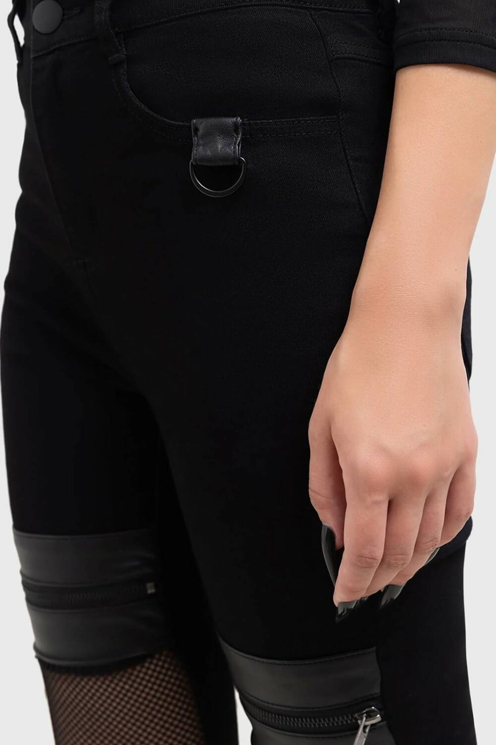 Killstar Kihilist Jeans Onyx Side - Image 5