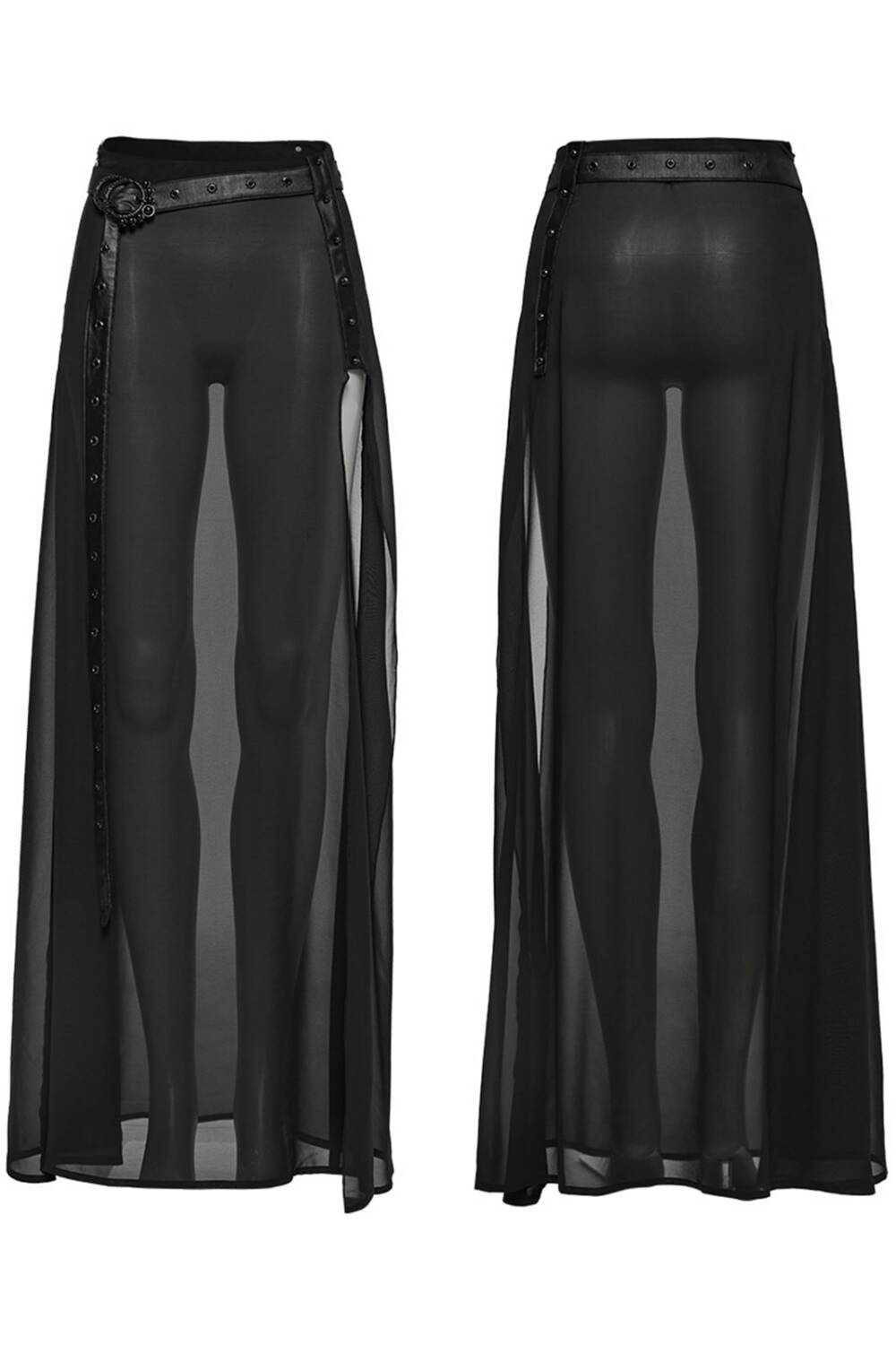 Punk rave overskirt Black Moon Rising - Image 5