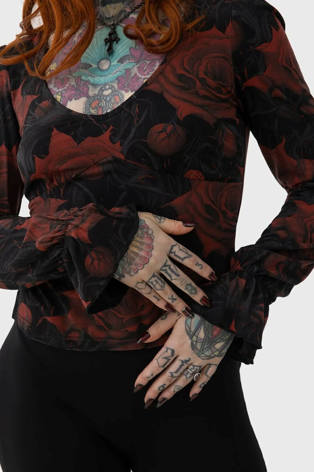 Killstar Top Blood Rose - Image 2