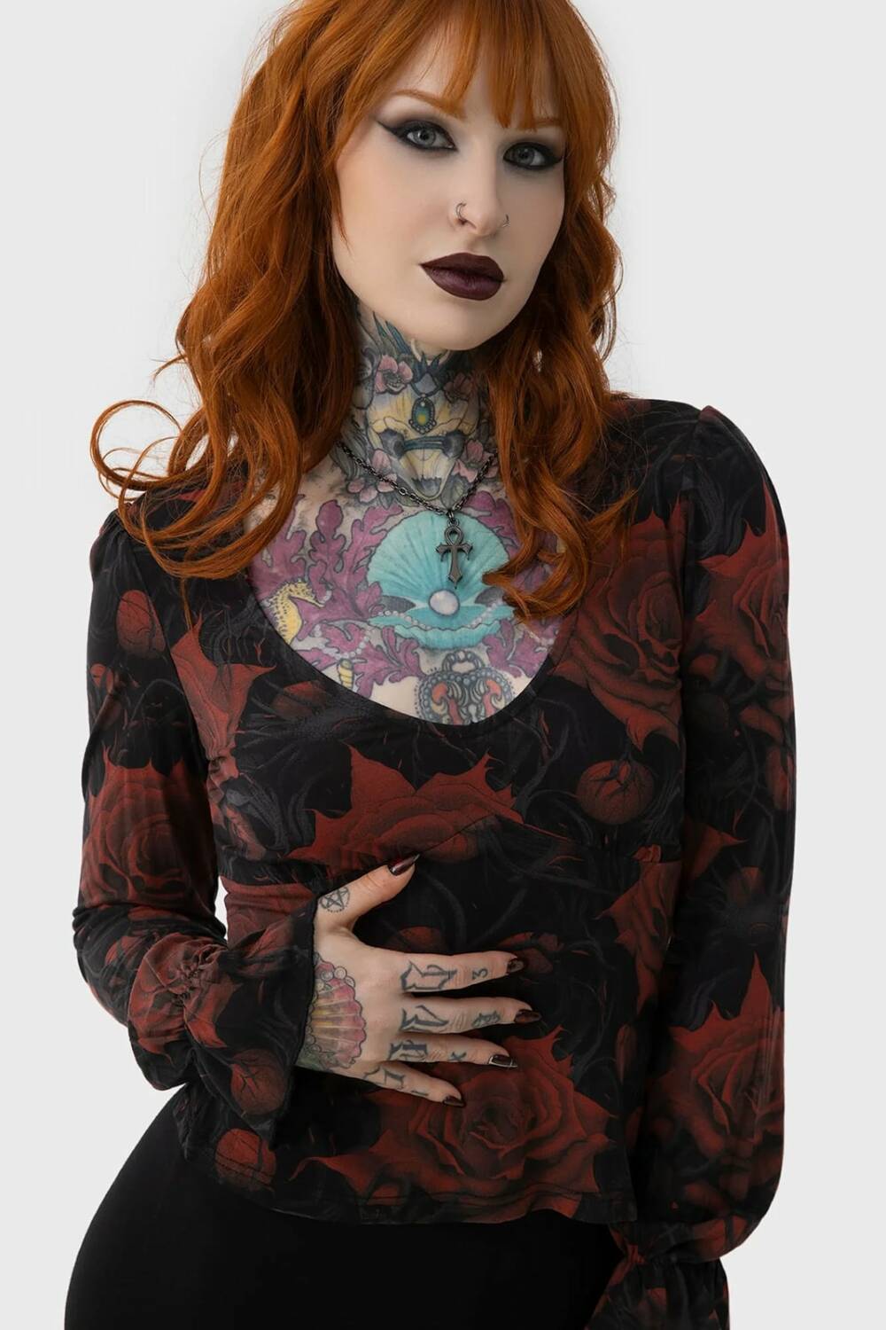 Killstar Top Blood Rose - Image 3