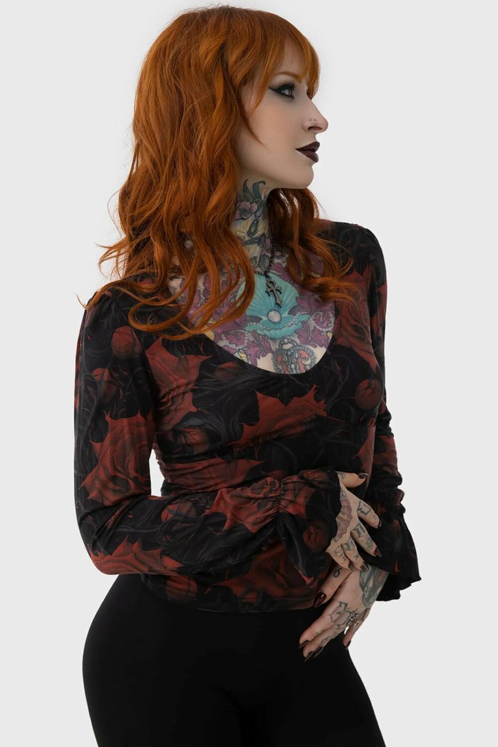 Killstar Top Blood Rose - Image 4