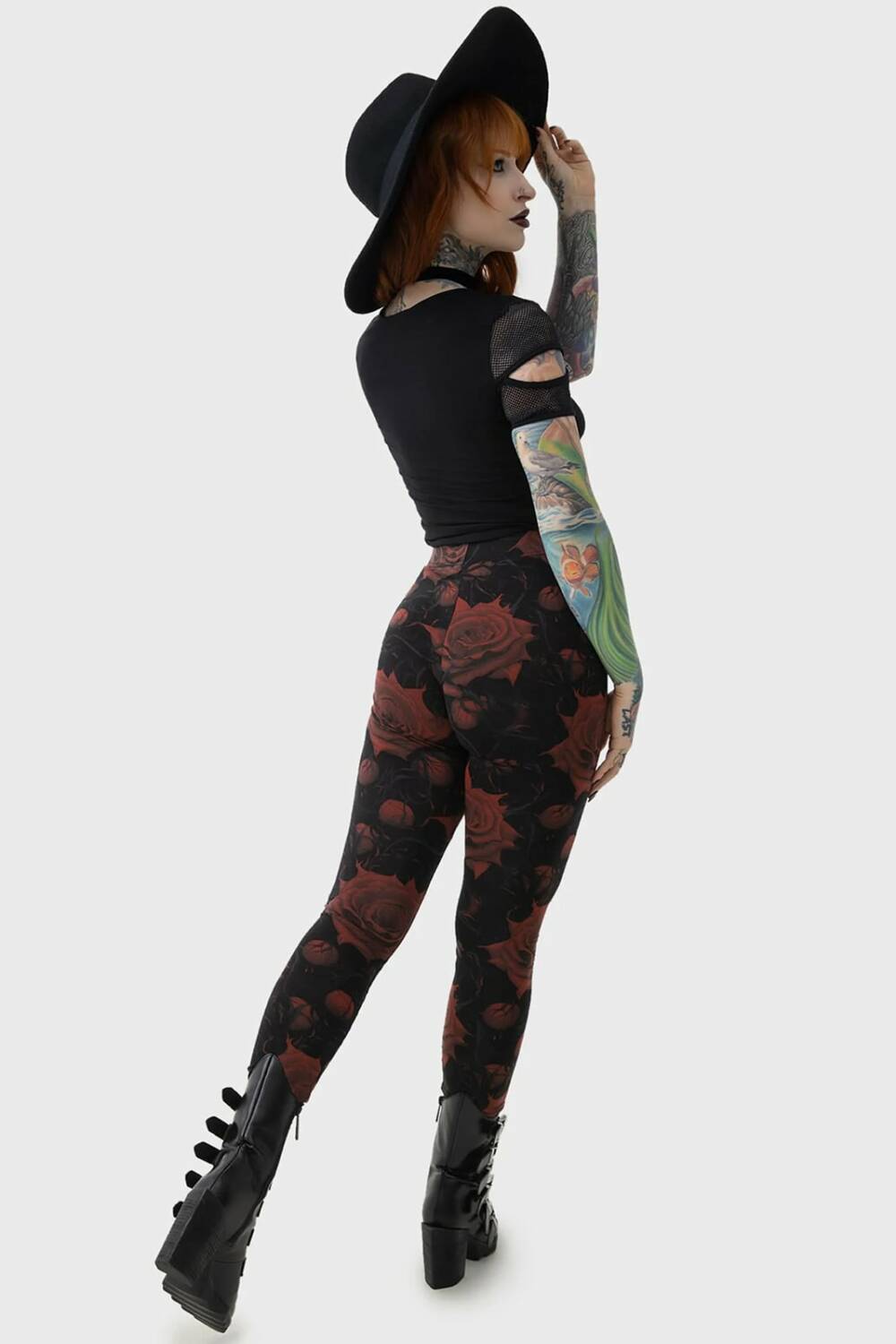 Killstar Legging Blood Rose - Image 3