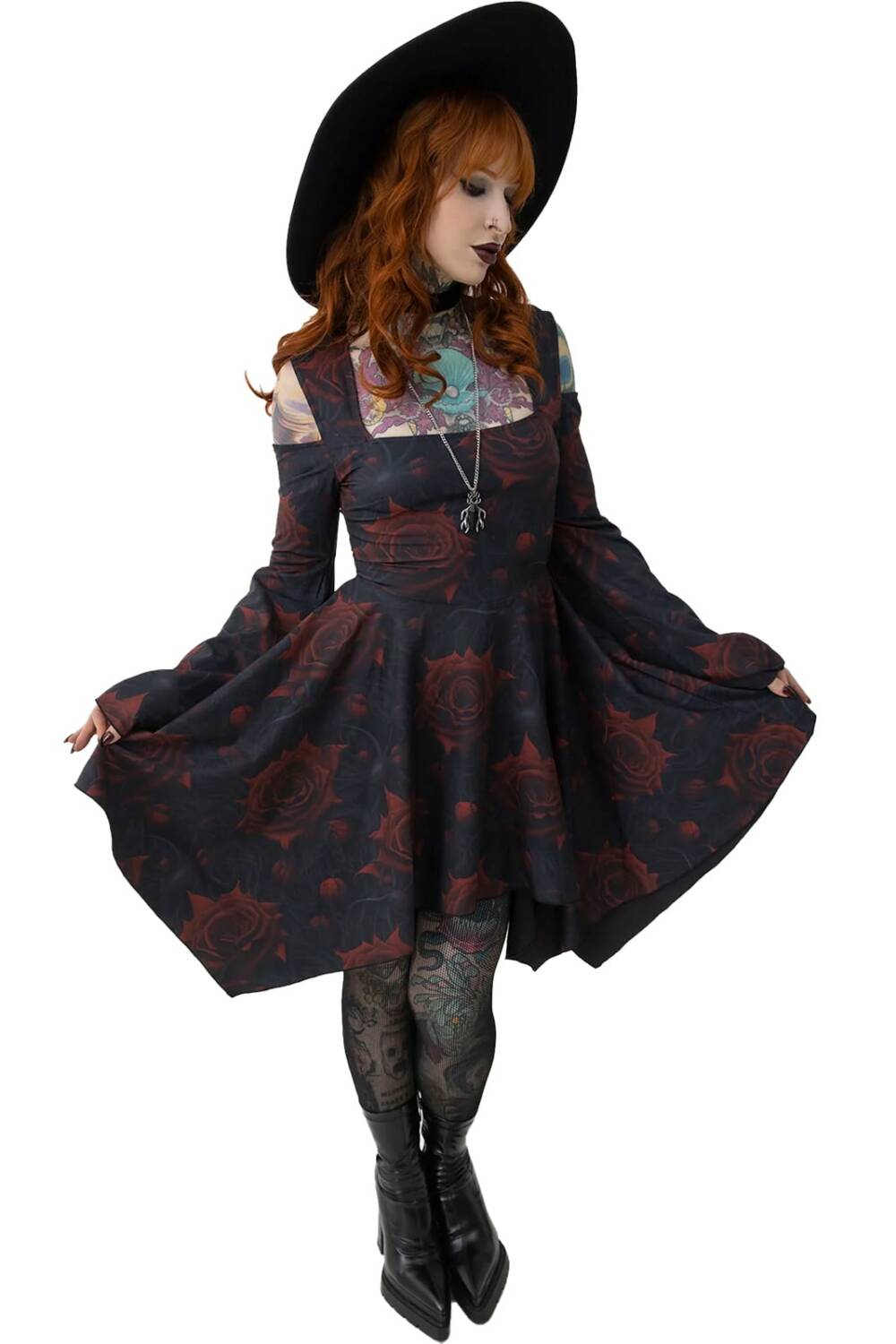 Killstar mini dress Blood Rose