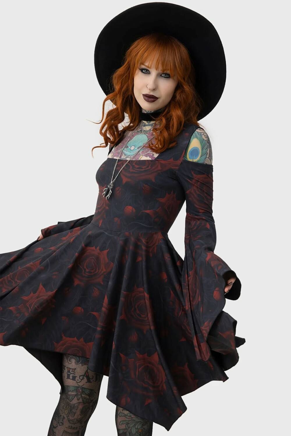 Killstar mini dress Blood Rose - Image 5
