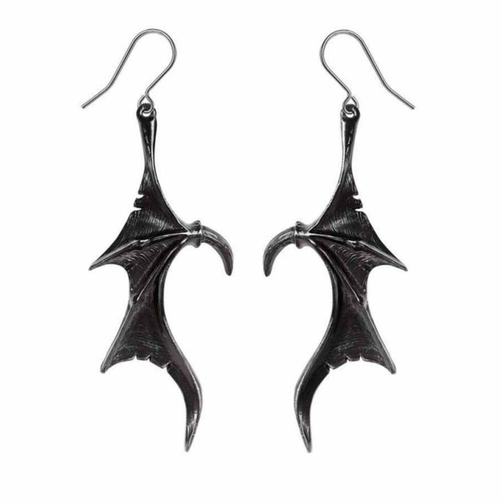 Alchemy Earrings Wings of Midnight