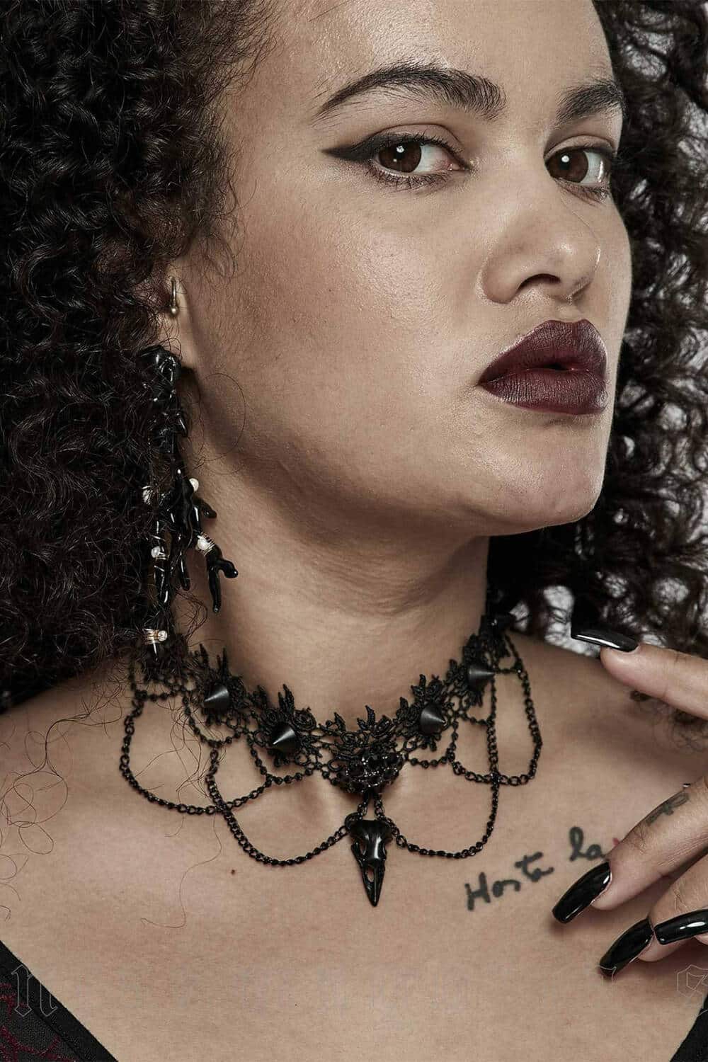 Punk Rave Choker Ravenette - Image 2
