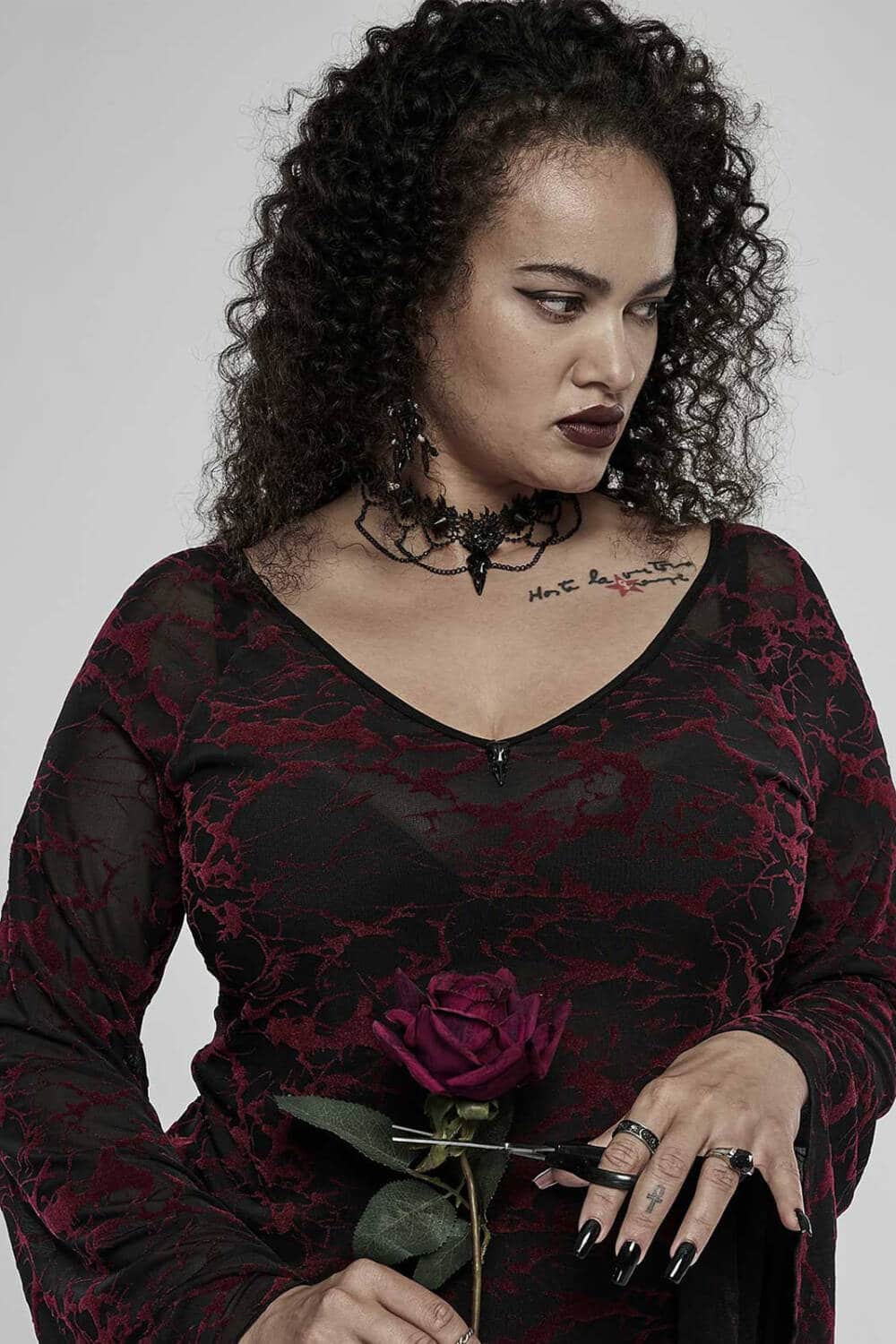 Punk Rave Choker Ravenette - Image 4