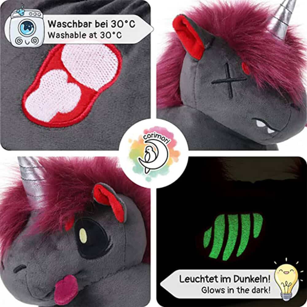 corimori children's slippers Doomy the Zombie Unicorn - size EU 25 - 33,5 - Image 2