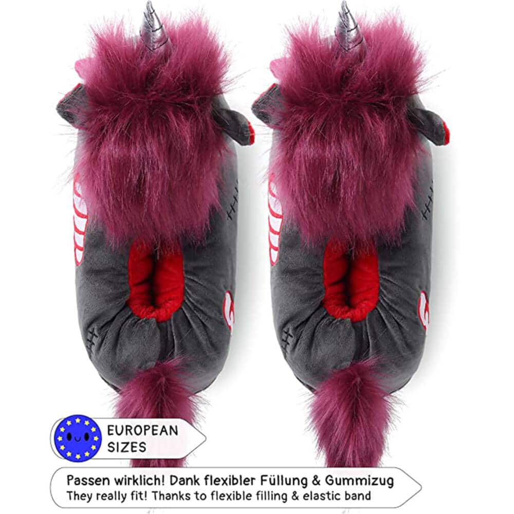 corimori children's slippers Doomy the Zombie Unicorn - size EU 25 - 33,5 - Image 3