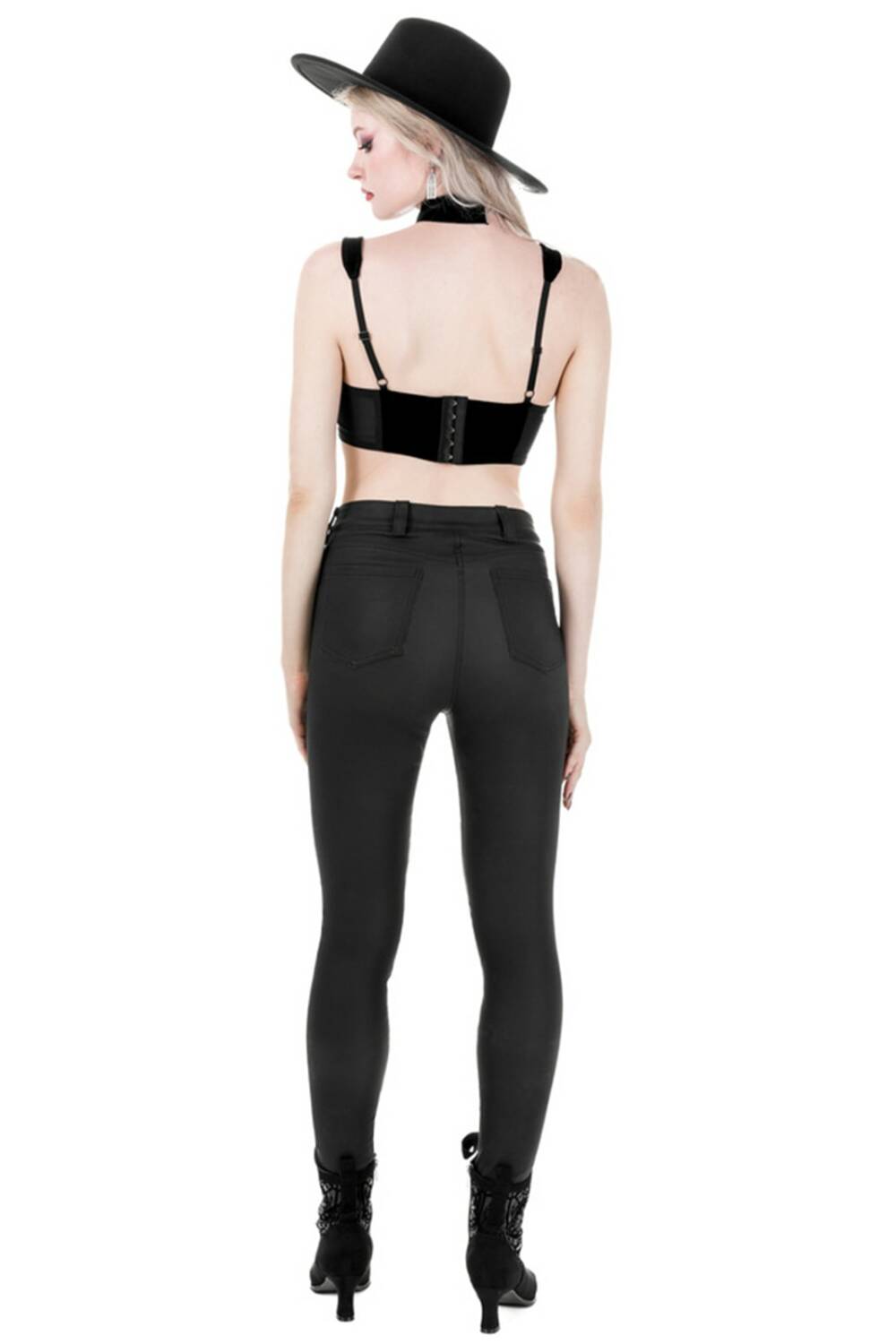 Restyle Mortem Lace-Up trousers - Image 3