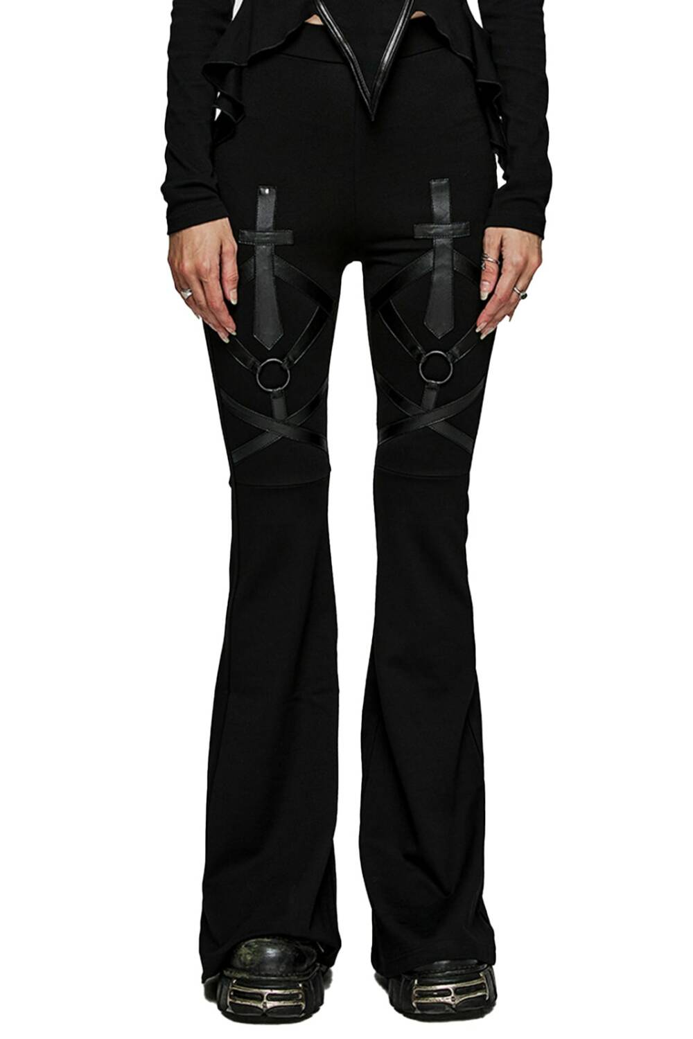 Punk rave bell bottoms Mysticum